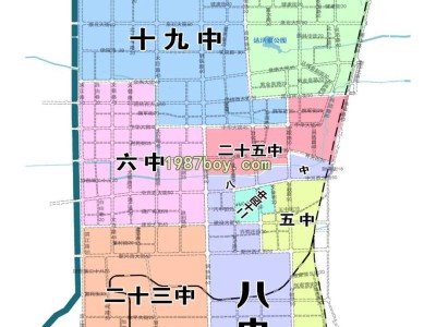 邢台市主城区小升初初中划片范围图2023年信都区初中划片范围